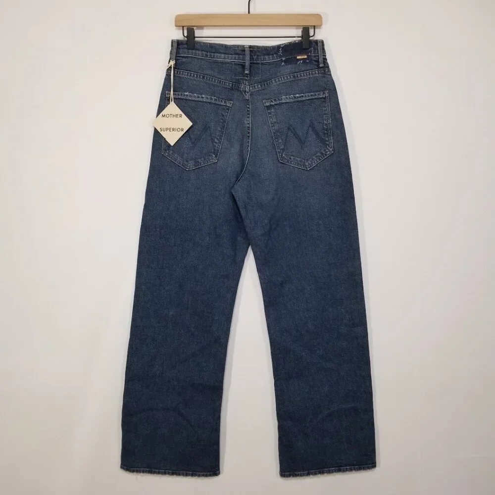 NWT Mother The Lasso Sneak High Rise Wide Leg Jeans, Punk Nouveau Size 30 $278 - Picture 7 of 16